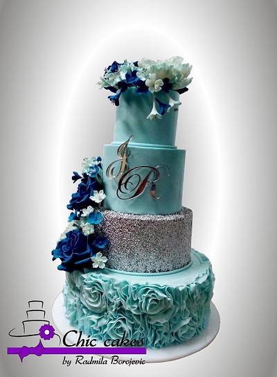 Cake for wedding to Helen and Riccardo - Cake by Radmila