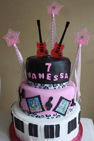 Music Themed Diva Cake - Cake by Pam and Nina's Crafty Cakes