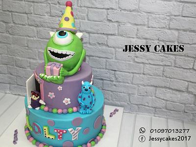 Monster inc cake  - Cake by Jessy cakes