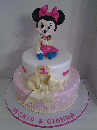 Baby Minnie Mouse - Cake by Mayra