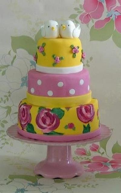 Joules inspired wedding cake  - Cake by Samantha Cardy
