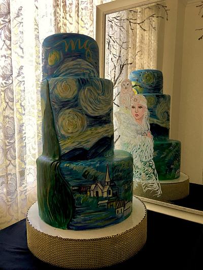 The Starry Night Cake - Cake by Mucchio di Bella