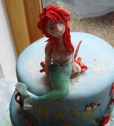 Ariel Mermaid Cake - Cake by Fifi's Cakes