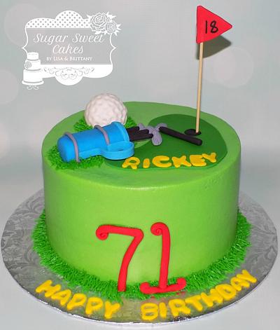 Golfer - Cake by Sugar Sweet Cakes