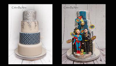 Super Heros - Cake by Cakes by Nina Camberley