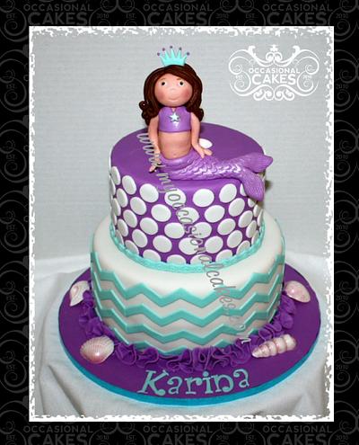 Mermaid Cake - Cake by Occasional Cakes