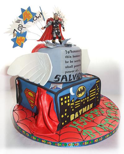 Superheroes cake - Cake by CuriAUSSIEty  Cakes