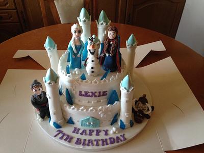 Frozen castle cake - Cake by Ruth