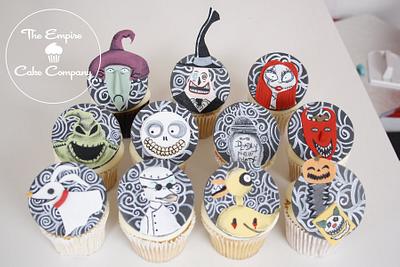Nightmare before christmas cupcakes - Cake by The Empire Cake Company