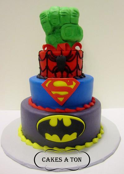 Superhero Cake  - Cake by Cakes A Ton 