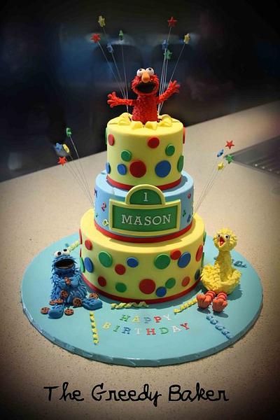 Sesame Street Birthday Bash - Cake by Kate