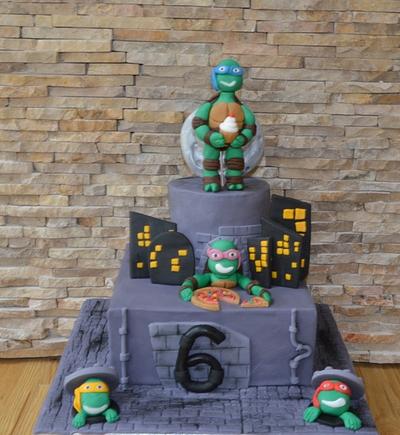 All about Ninja Turtles - Cake by 3dfuncakes