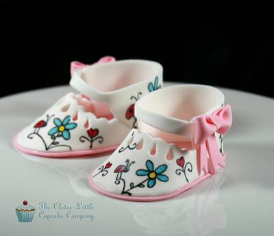 Sugar Baby Shoes - Cake by Amanda’s Little Cake Boutique