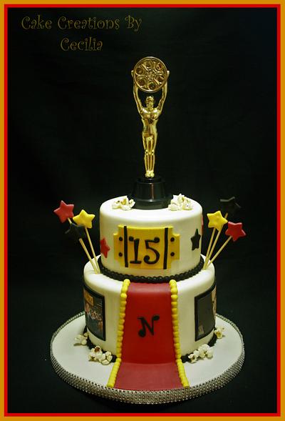 Hollywood Cake - Cake by CakeCreationsCecilia