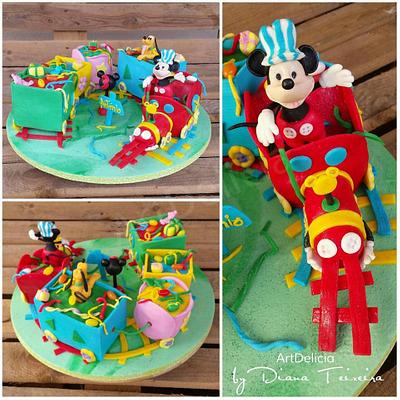 Mickey Choo Choo Express - Cake by Unique Cake's Boutique