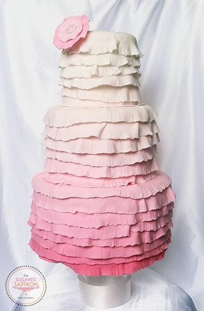 Pink ombre cake - Cake by SugaredSaffron
