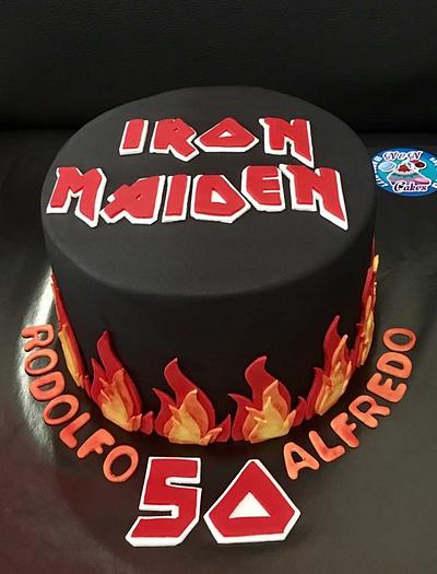 Iron Maiden Birthday - Cake by N&N Cakes (Rodette De La O)