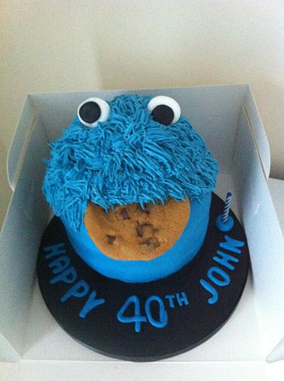 cookie monster - Cake by Susanne