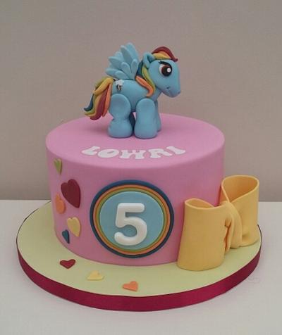 Rainbow Dash - Cake by The Buttercream Pantry