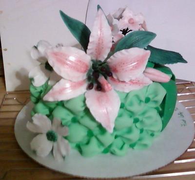 Flowers - Cake by Christina