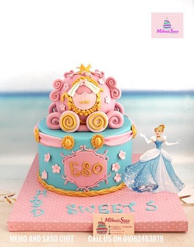 Cinderella cake 👸 - Cake by Mero Wageeh
