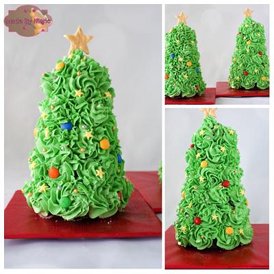 Cupcake Christmas tree  - Cake by Maried