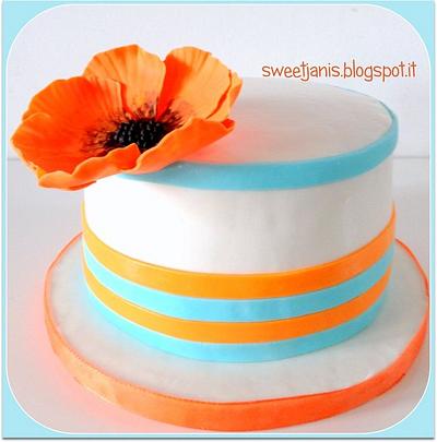 Stripes - Cake by Sweet Janis