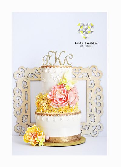 Summer wedding - Cake by Hello Sunshine Cake Studio