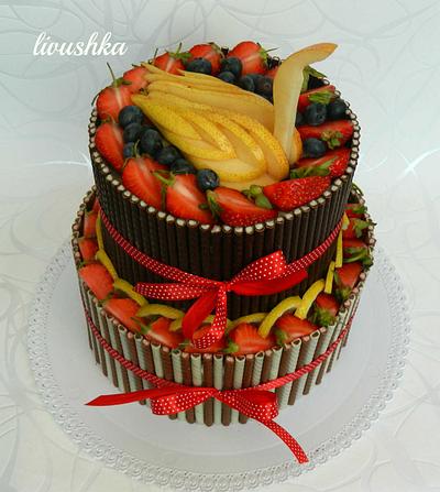 fruity cake - Cake by livushka