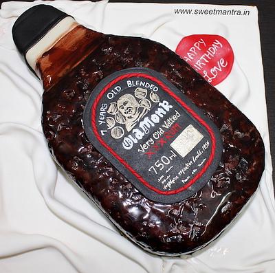 Old Monk cake - Cake by Sweet Mantra Homemade Customized Cakes Pune