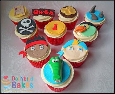 Jake & The Neverland Pirates Cupcakes - Cake by Dollybird Bakes
