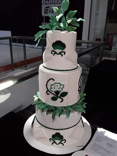 Greenery wedding cake. - Cake by Edward Gador 