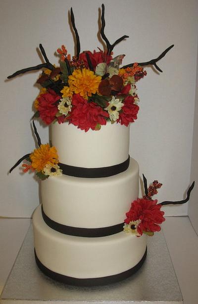 Fall wedding - Cake by DoobieAlexander