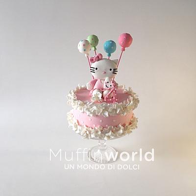 Hello Kitty  - Cake by Monica Liguori