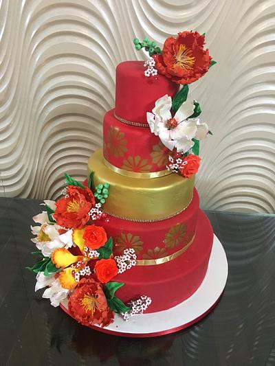 Indian Wedding Cake - Cake by Sonakshi