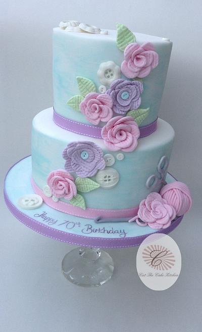 Crochet Hobby Cake - Cake by Emma Lake - Cut The Cake Kitchen
