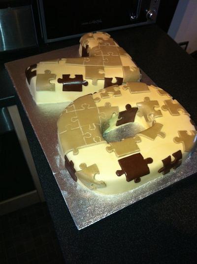 Puzzle cake - Cake by Mark