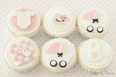 Baby Shower Cupcakes - Cake by Cotton & Cream