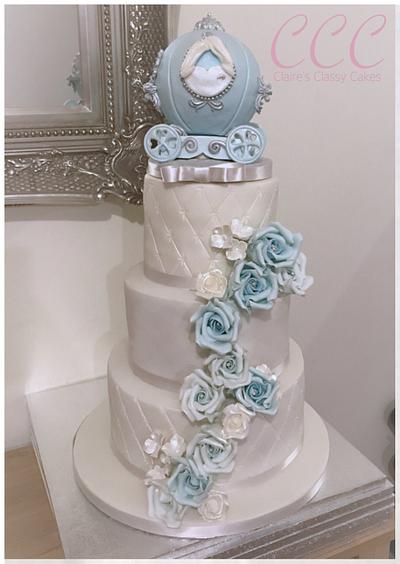 Cinderella Princess Wedding cake - Cake by Claire Lloyd, Claires Classy Cakes