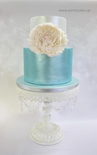 Frozen Peony - Cake by Cakes By Samantha (Greece)