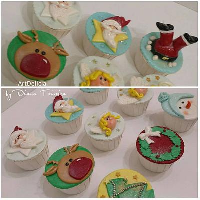 Christmas Cupcakes - Cake by Unique Cake's Boutique