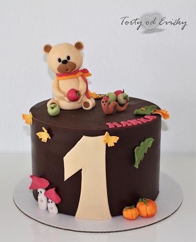 Autumn teddy bear - Cake by Cakes by Evička