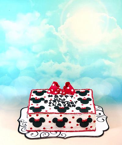 Minnie Mouse cake  - Cake by soods