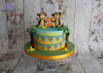 Monkeys - Cake by Magda's Cakes (Magda Pietkiewicz)