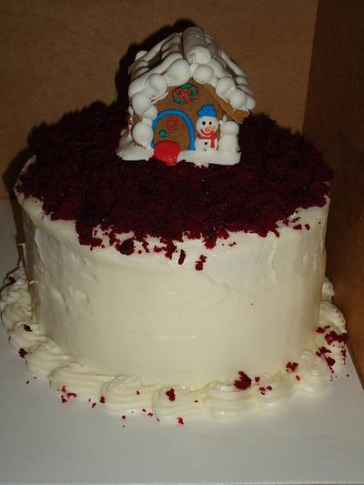 Red Velvet Christmas cake - Cake by Kim Leatherwood