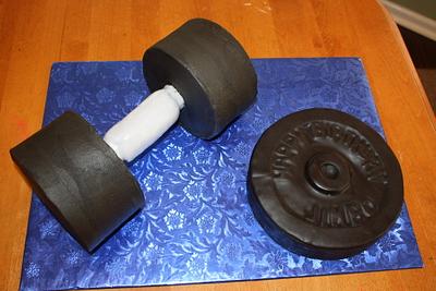 weightlifting birthday cake - Cake by Rostaty