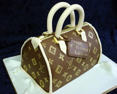 Louis Vuitton Handbag Cake - Cake by Alison Inglis