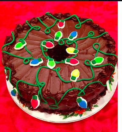 Tangled Christmas Lights - Cake by Julia 