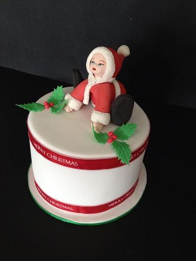 Christmas Baby Santa  - Cake by Unusual cakes for you 