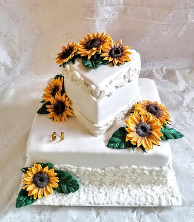 Svadobné - Cake by Oľga